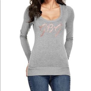 NWT G BY GUESS LONG SLEEVE SCOOP